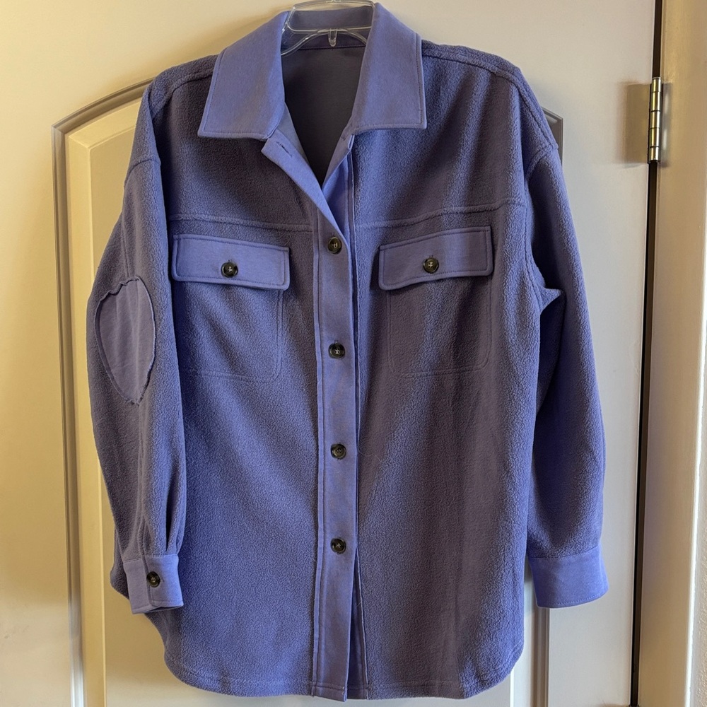 Women's Utility Jacket in Purple